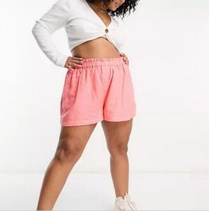 River island coral pull on shorts 20